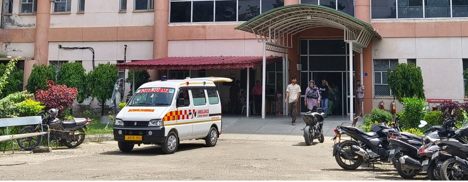Bittu Critical Care Ambulance at hospital