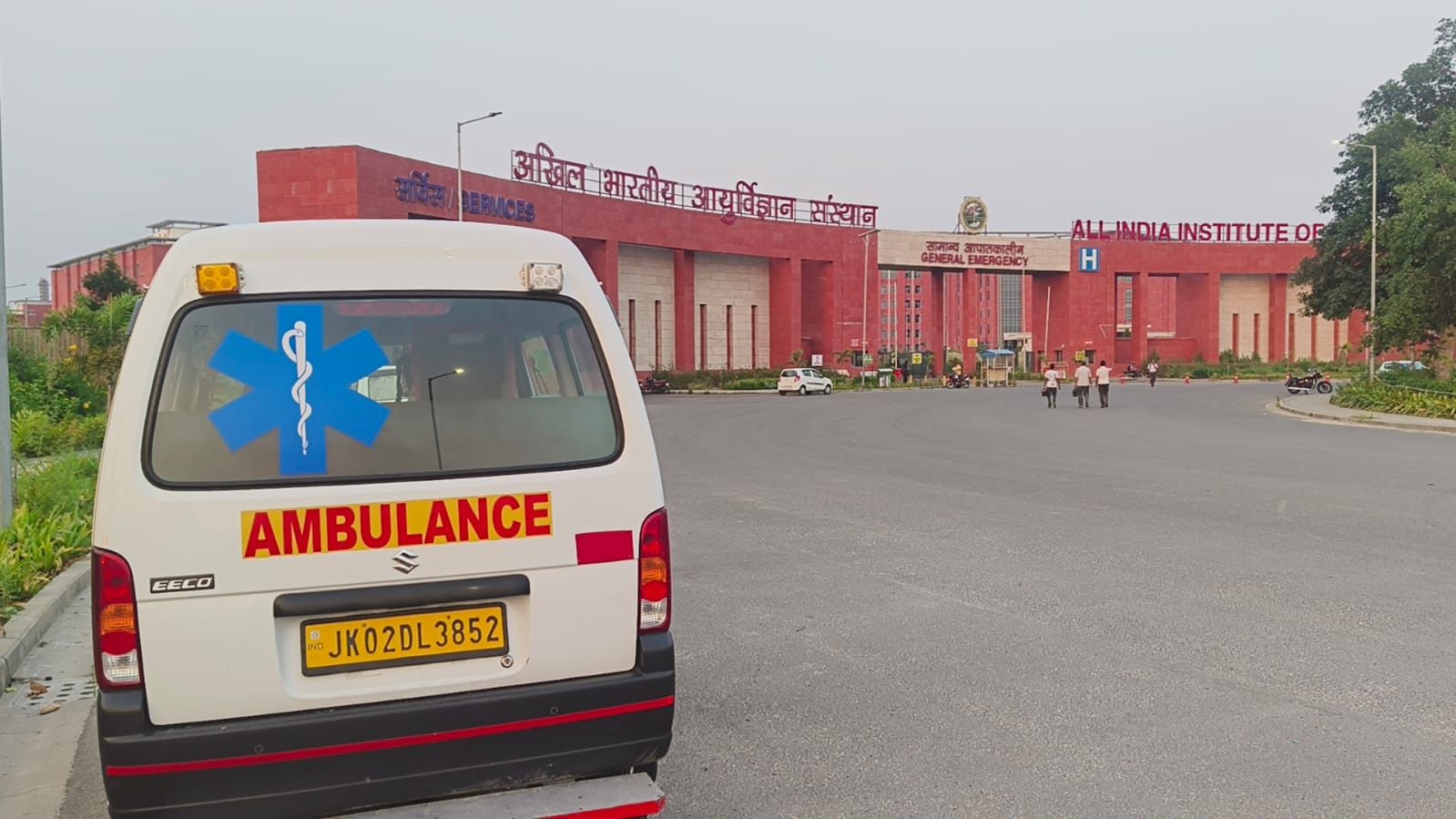 Bittu ambulance at AIIMS Vijaypur Jammu