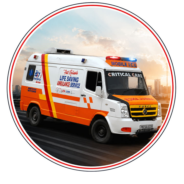 Bittu Mobile ICU — fully equipped critical care ambulance